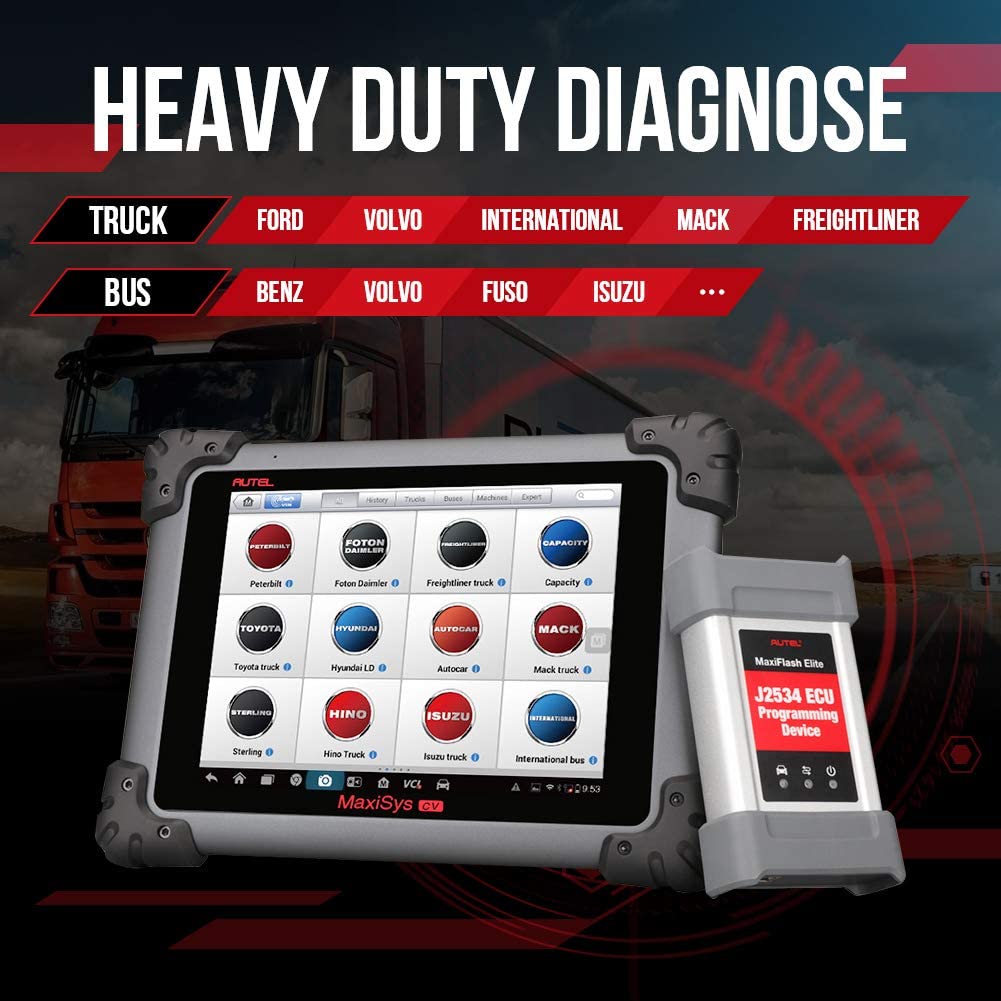 Autel MaxiSYS MS908CV II OBD2 Heavy Duty Diagnostic Scanner