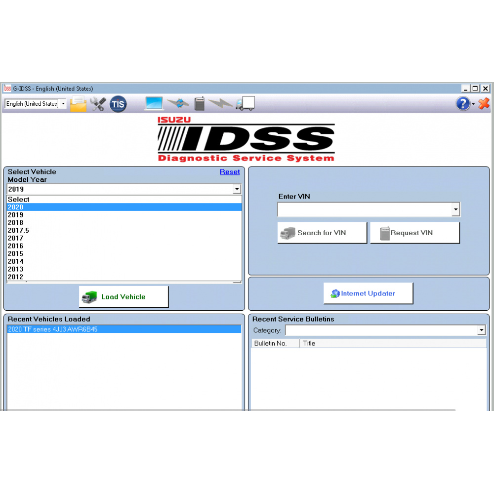 Newest 2023.06 Isuzu G-IDSS E-IDSS US-IDSS Export Diagnostic software 