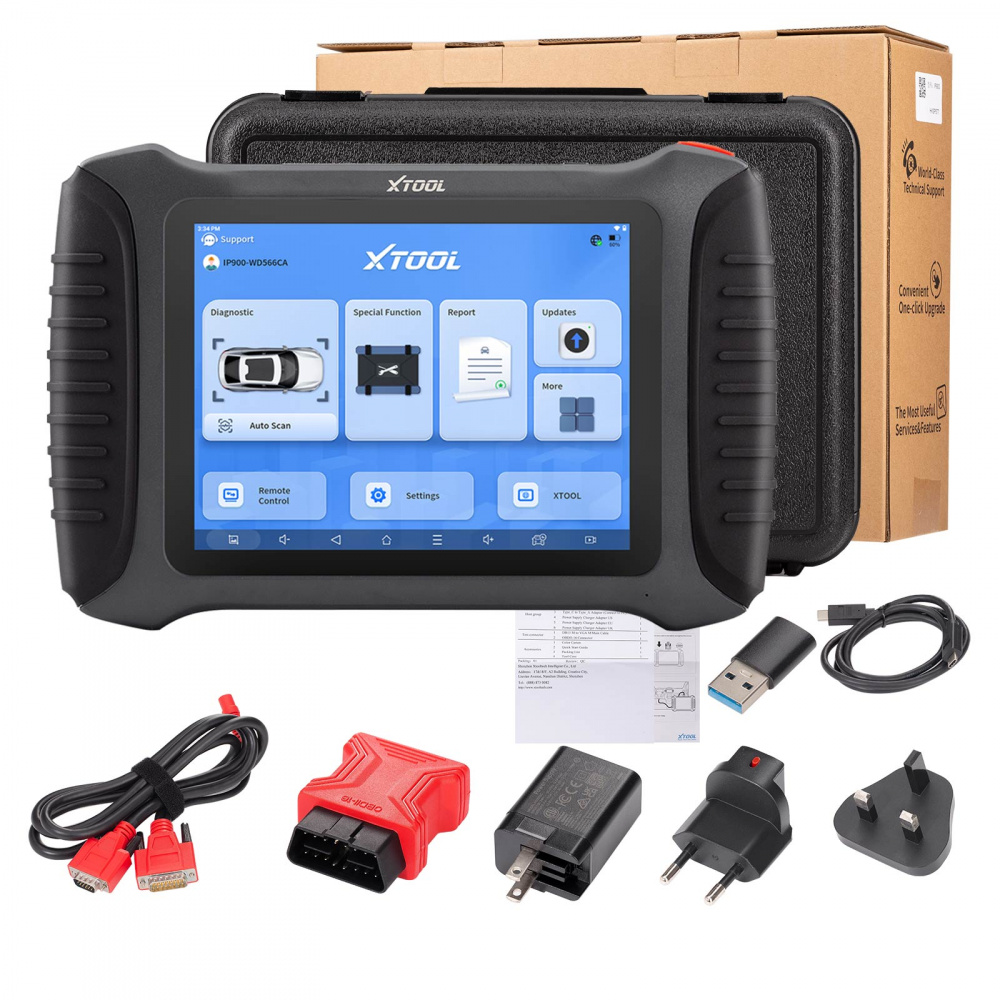 XTOOL InPlus IP900 All System Diagnostic Tool CAN FD DOIP 38 Resets Bidirectional Scanner ECU Coding Automotive Scanner FCA