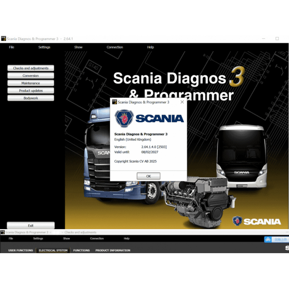 Scania SDP3 V2.64.1 Latest Software Version 